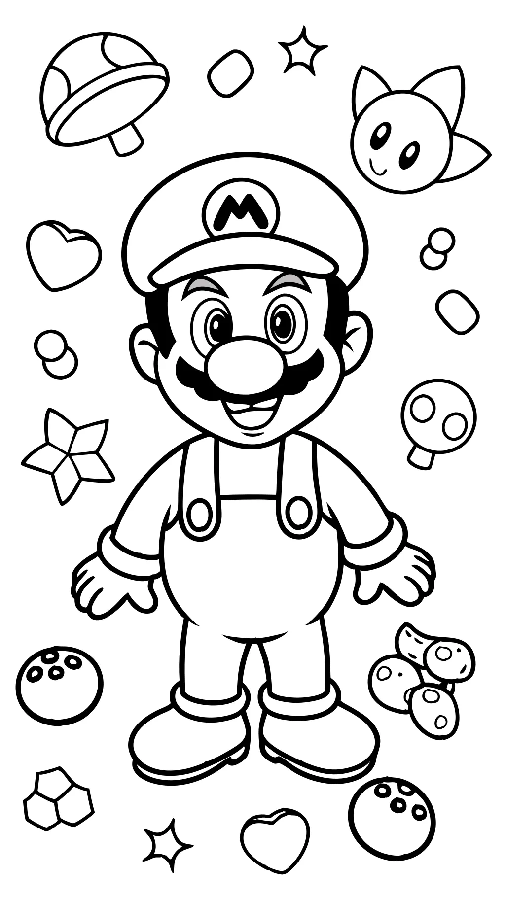 luigi coloring pages printable